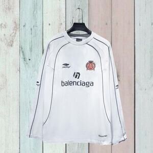 Balenciaga round neck long sleeve t-shirt